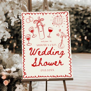 Couples Shower Welcome Sign, Wedding Shower Welcome Sign, Minimalist Wedding Couples Shower Sign, Modern Wedding Shower Welcome Sign #c97
