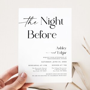Rehearsal dinner invitation template Rehearsal invitation template download Pre wedding party invitation Instant download Dinner ideas #f40 image 2
