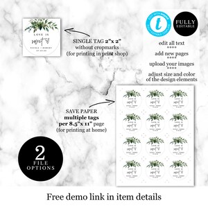 Love is Sweet Favor Label Template, Circle Gift Tags, Round Stickers ...