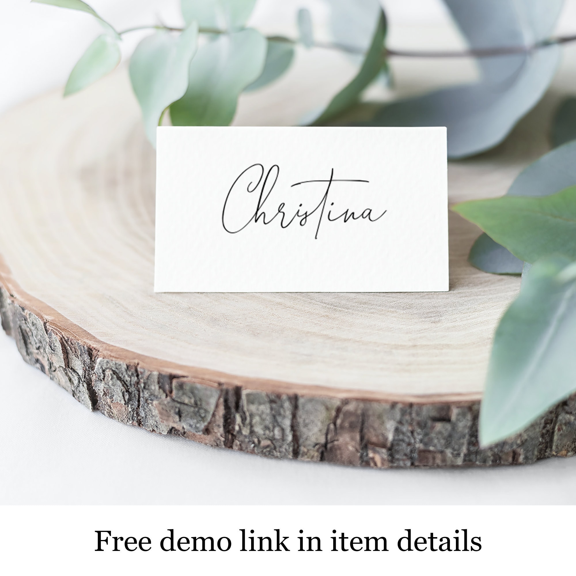Place Cards Template Flat and Folded 20% Editable Wedding  Etsy