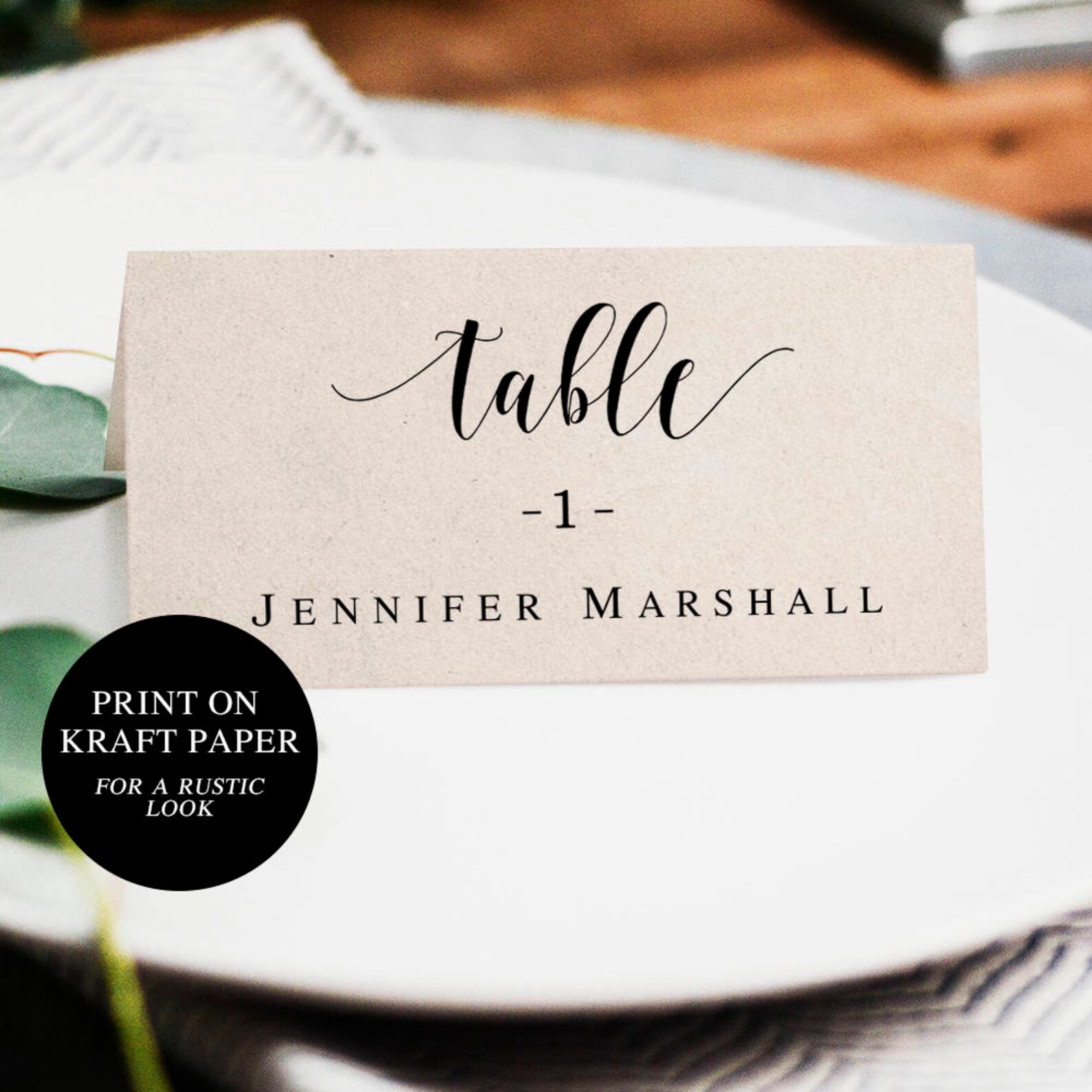 Wedding Name Cards Template Rustic Wedding Table Card Template Etsy Wedding Name Cards Template Rustic Wedding Table Card Template Etsy
