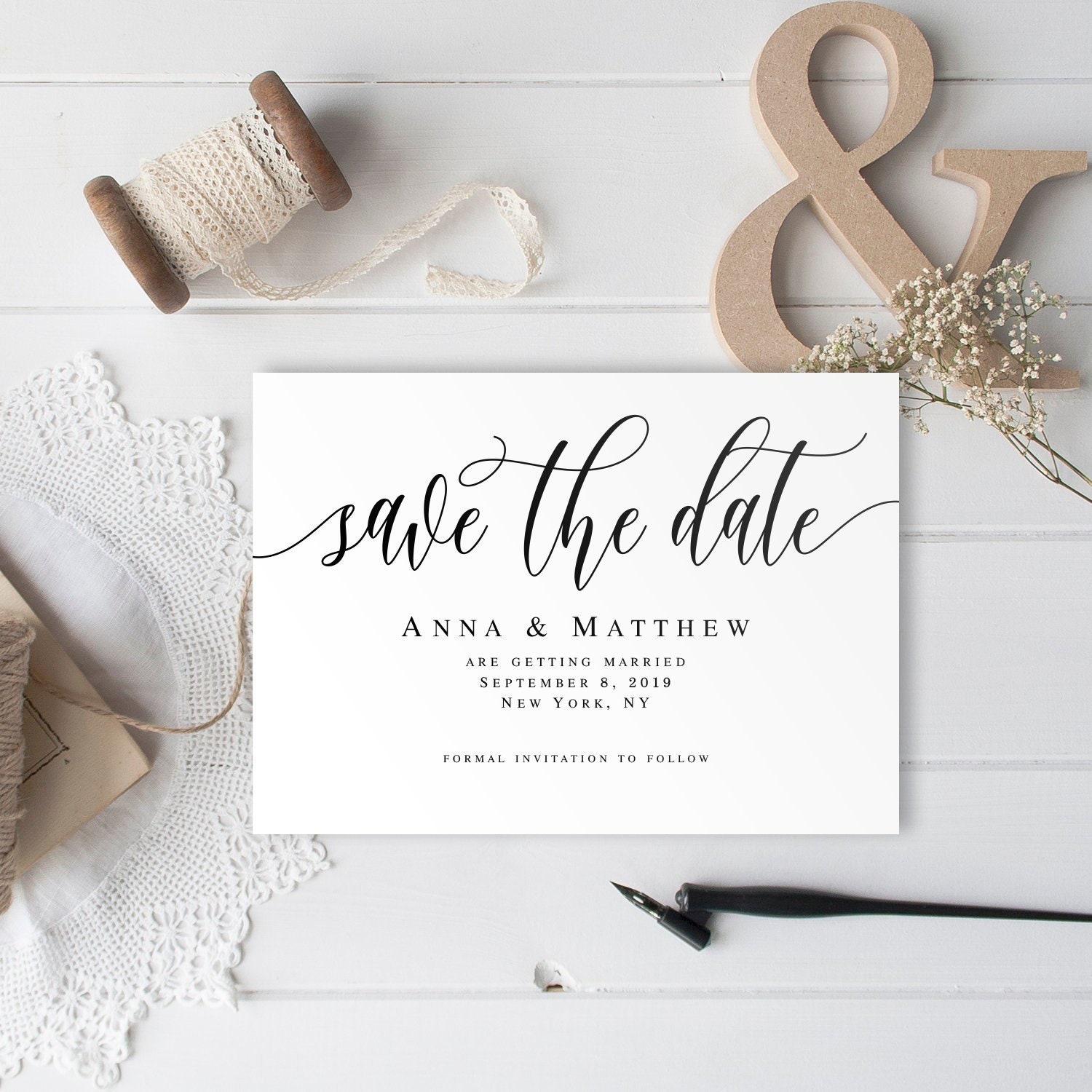 Save The Date Template