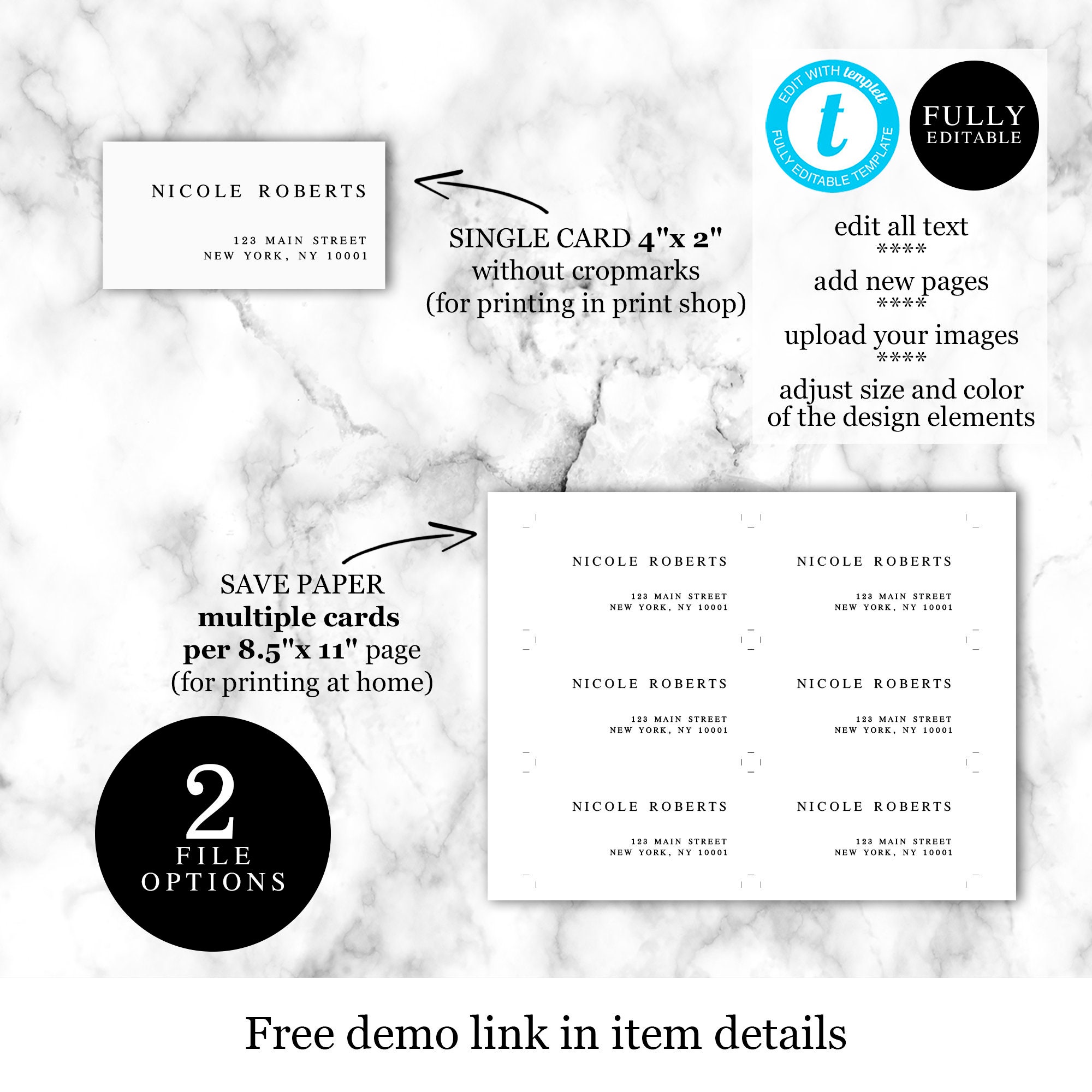 Printable Envelope Stickers Return Address Labels Template Etsy