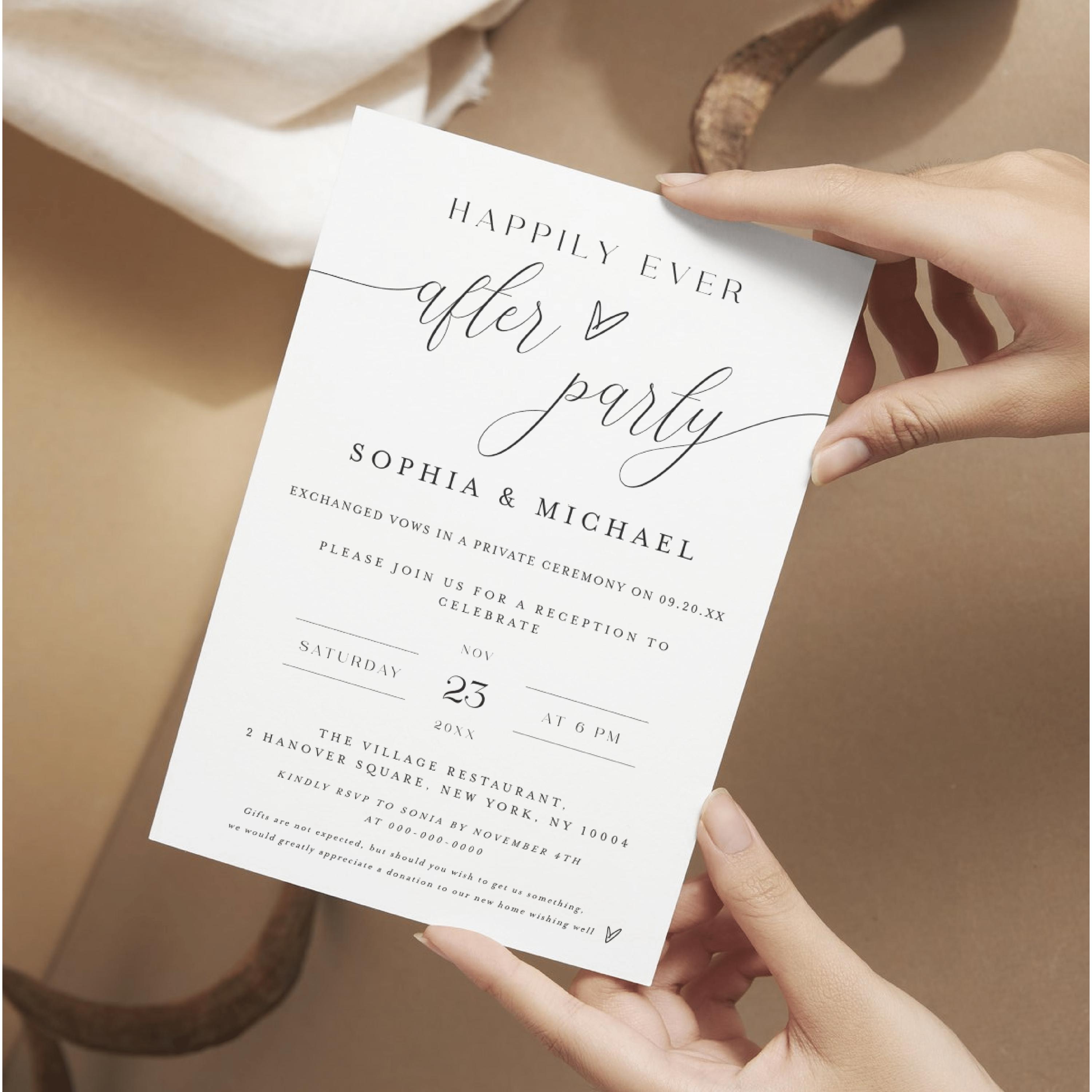 Editable Invitation Template, Let's Celebrate Party Invitation