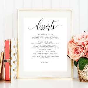 Dessert Menü Schild Hochzeit pdf pdf Datei Dessert Menü Schild Hochzeit Dessert pdf pdf Datei Dessert Menü Schild Dessert #Vm11