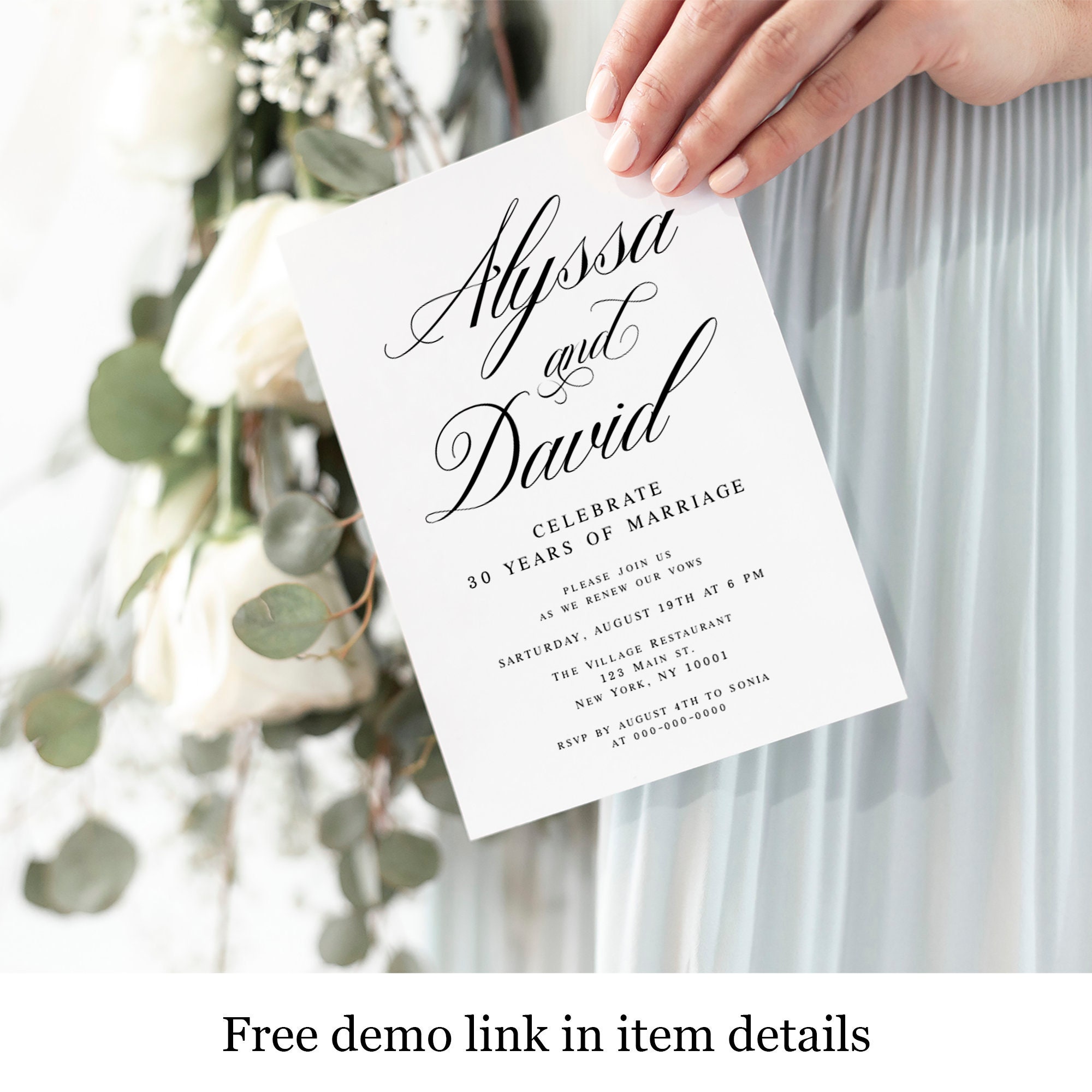 Vow Renewal Invitation Template Still the One Wedding Renew - Etsy