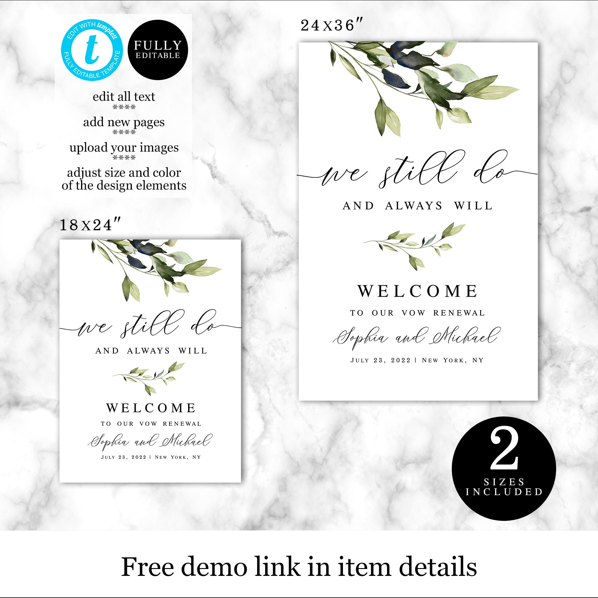 Wedding Vow Renewal Template Renewal of Vows Board Etsy