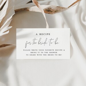 Share A Recipe Card, Bridal Shower Recipe Card Request, Invite ...