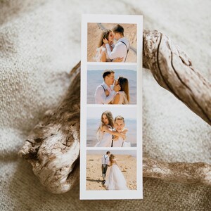 Photobooth Card Template, Templett, Photobooth Streifen, Photobooth Karte 2.5x7, Digital Download, Junggesellinnenparty #f38