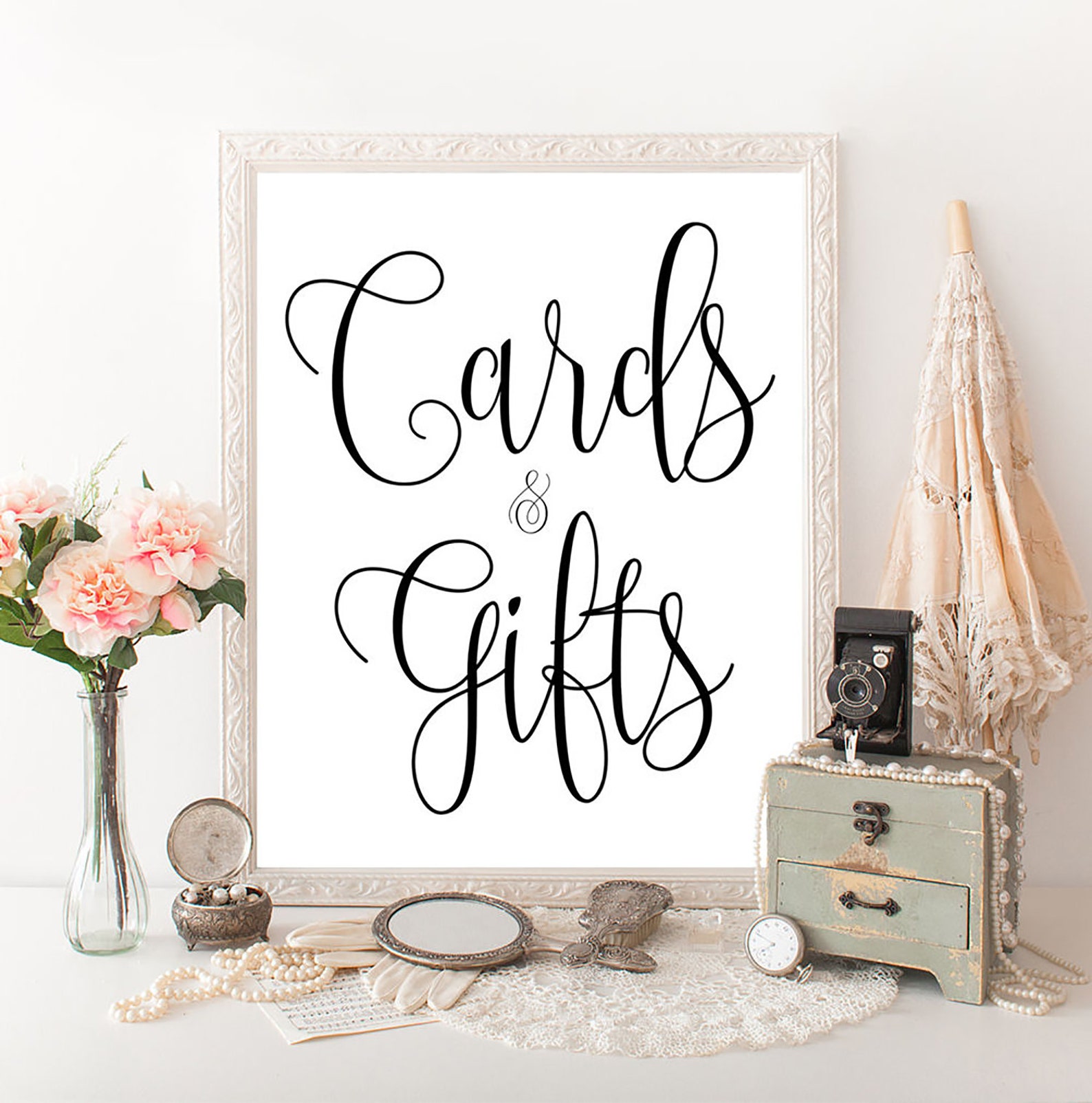 Cards and Gifts Sign Wedding Gift Table Sign Boho Wedding Etsy