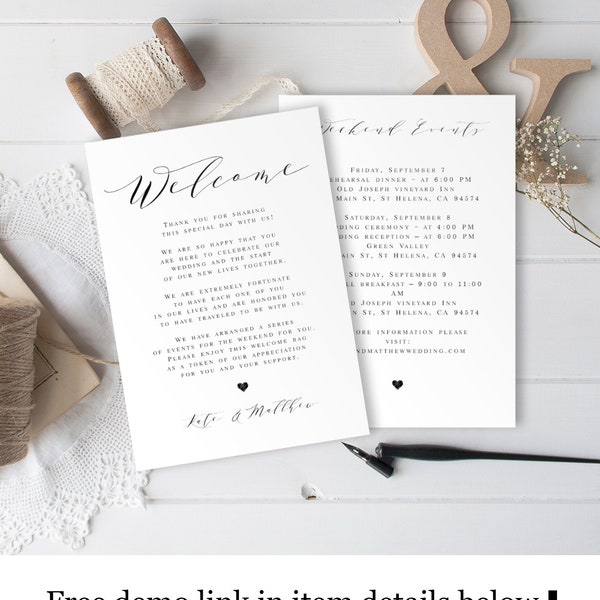 Hotel Welcome Bag - Etsy