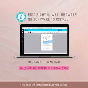 Edit your digital template right in your web browser with Templett.com. No software installation required. Instant download and easy to personalize. Perfect for creating stunning, custom designs.