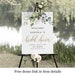 Portrait Bridal Shower Welcome Sign Template, Instant Download, Templett, Party, Reception, Brunch Poster, Decorations, Greenery Gold #c61