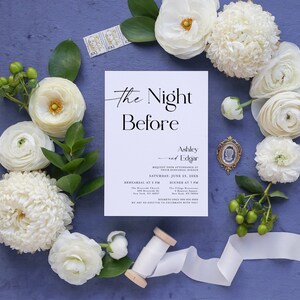 Rehearsal dinner invitation template Rehearsal invitation template download Pre wedding party invitation Instant download Dinner ideas #f40 image 4