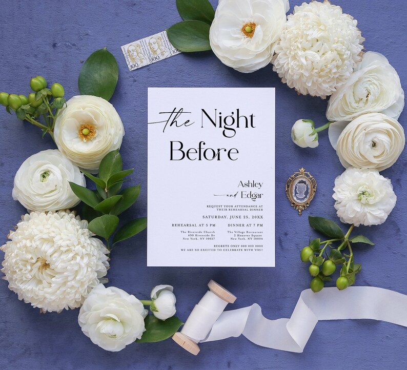 Rehearsal dinner invitation template Rehearsal invitation template download Pre wedding party invitation Instant download Dinner ideas #f40 image 4