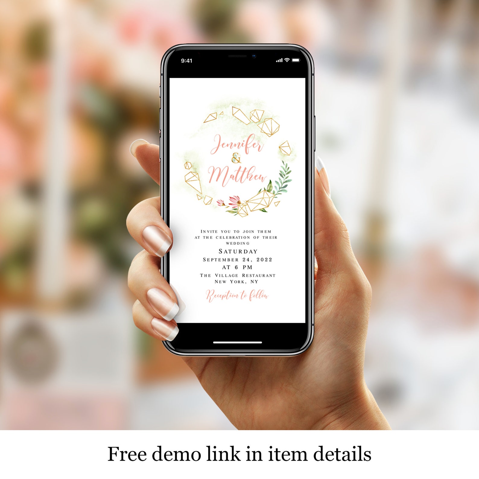 Electronic Invitation Template