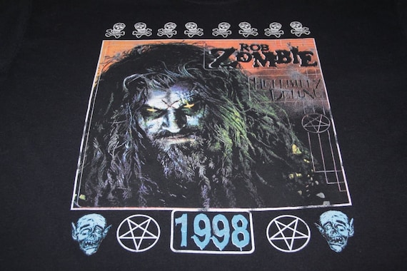 90 t-shirt promo Rob Zombie Hellbilly Deluxe UK vintage tour t-shirt 90 d9df15 90 t-shirt promo Rob Zombie Hellbilly Deluxe UK vintage tour t-shirt 90 d9df15