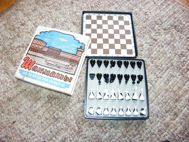 Vintage Chess Mini Chess Soviet Chess