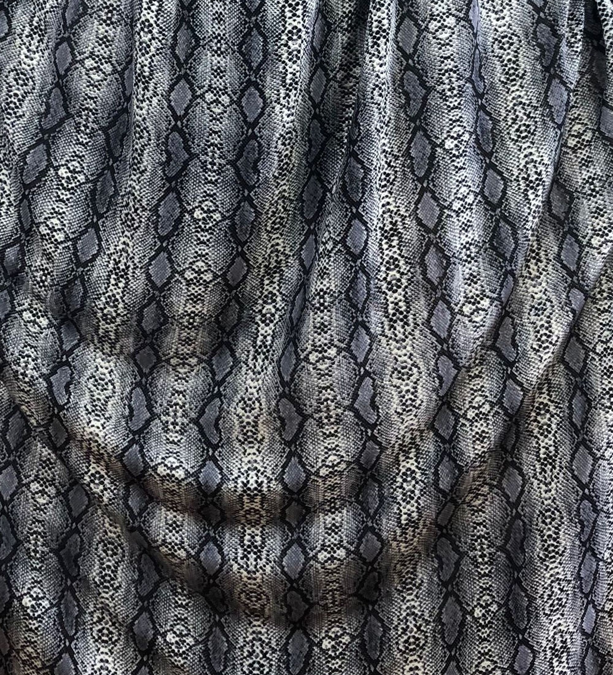 Snake Print Fabric Animal Print Fabric Python Print Fabric Etsy