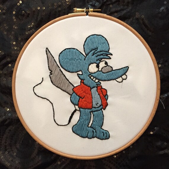 Itchy Embroidery Hoop Etsy
