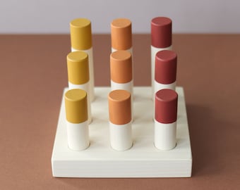 Wooden peg sorter (Custom colour choice) - Montessori toy - Gift for kids - Toddler gift - Open ended toy - Wooden toy - Wooden kids toys