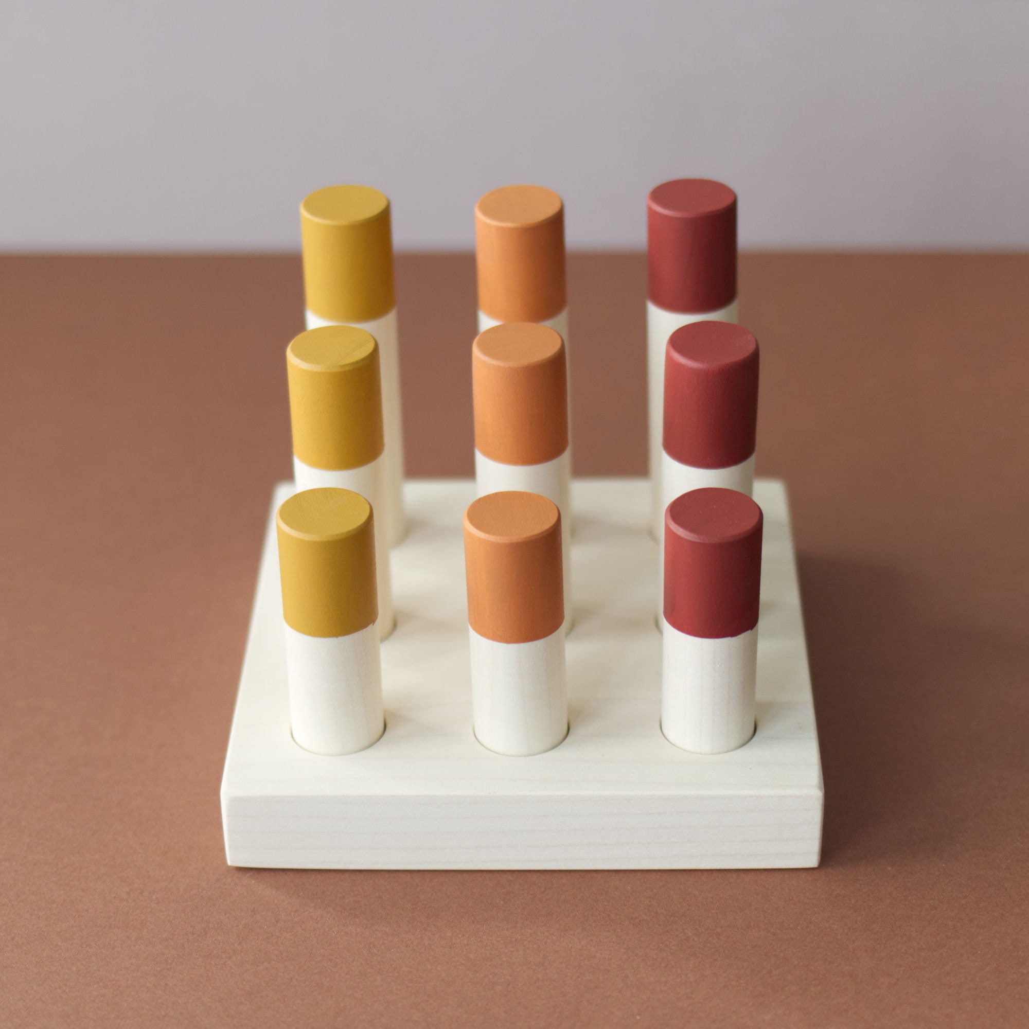 Wooden peg sorter (Custom colour choice) - Montessori toy - Gift for kids - Toddler gift - Open ended toy - Wooden toy - Wooden kids toys
