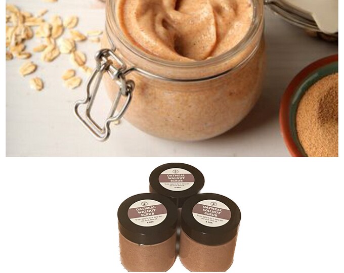 Soothing Oatmeal Walnut Body and Face Scrub