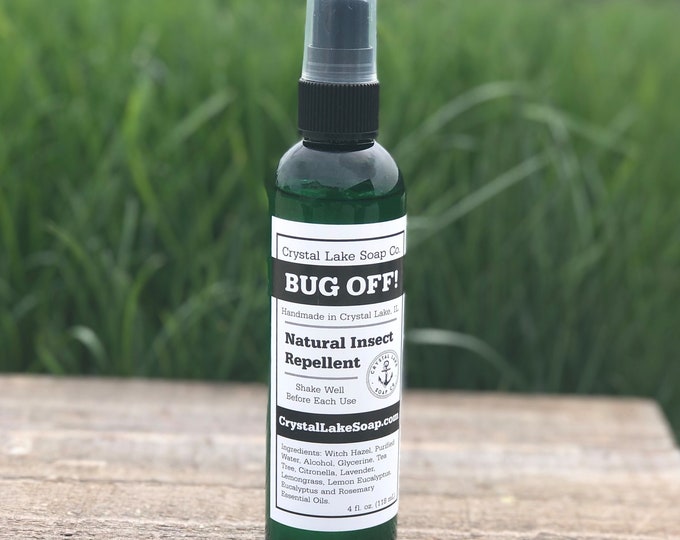 NATURAL Bug Spray - Kid and Pet Safe! Organic Mosquito & Tick Repellant BUG OFF