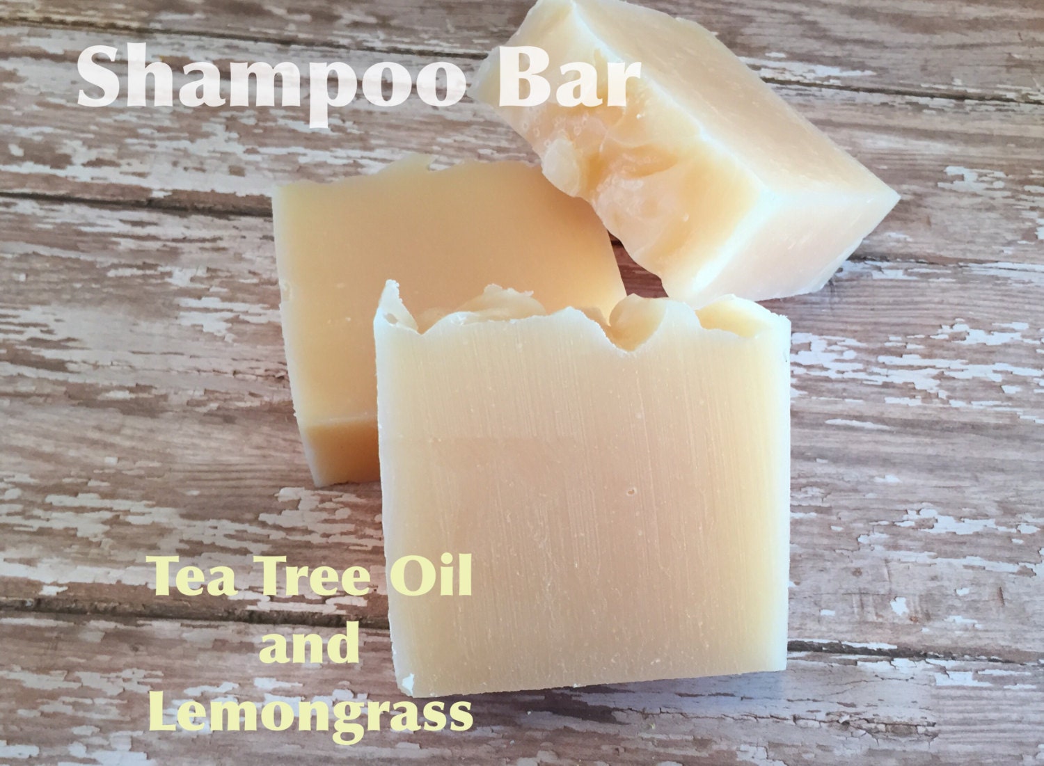 Tea Tree Oil Lemongrass Lush Soap Thin Textured Thick Hair Coconut Jojoba Oil and Butter