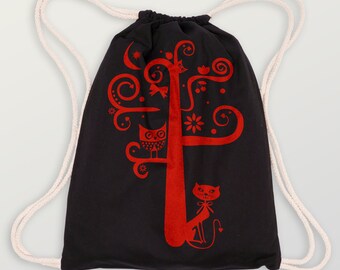 Gymsack "Nighttimetree" Fair Trade Organic