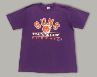 Camiseta vintage de los años 90 de la NBA Salem del campo de entrenamiento de Arizona de los Phoenix Suns