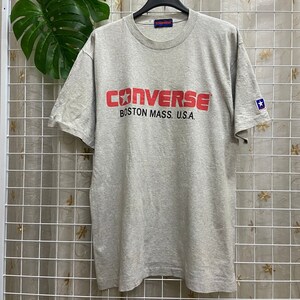 Vintage CONVERSE Boston Mass USA Logo Tee Medium Size