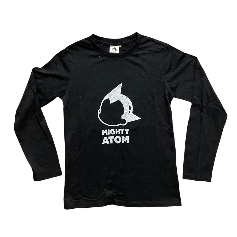 Atom Astroboy by Osamu Tezuka long-sleeve Tee Black