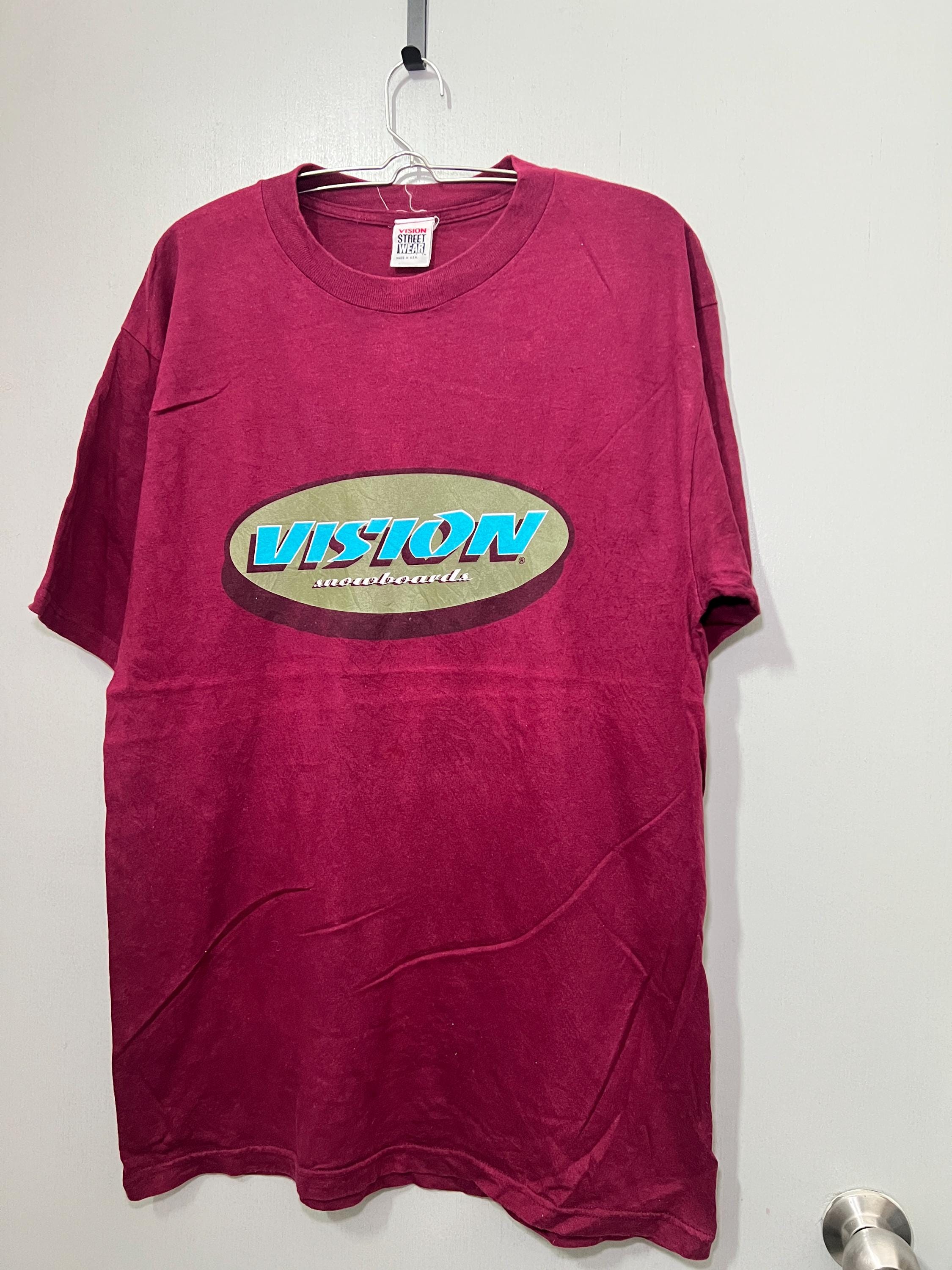 ヴィンテージビジョンストリートウェア90年代スケートシャツ - Etsy 日本