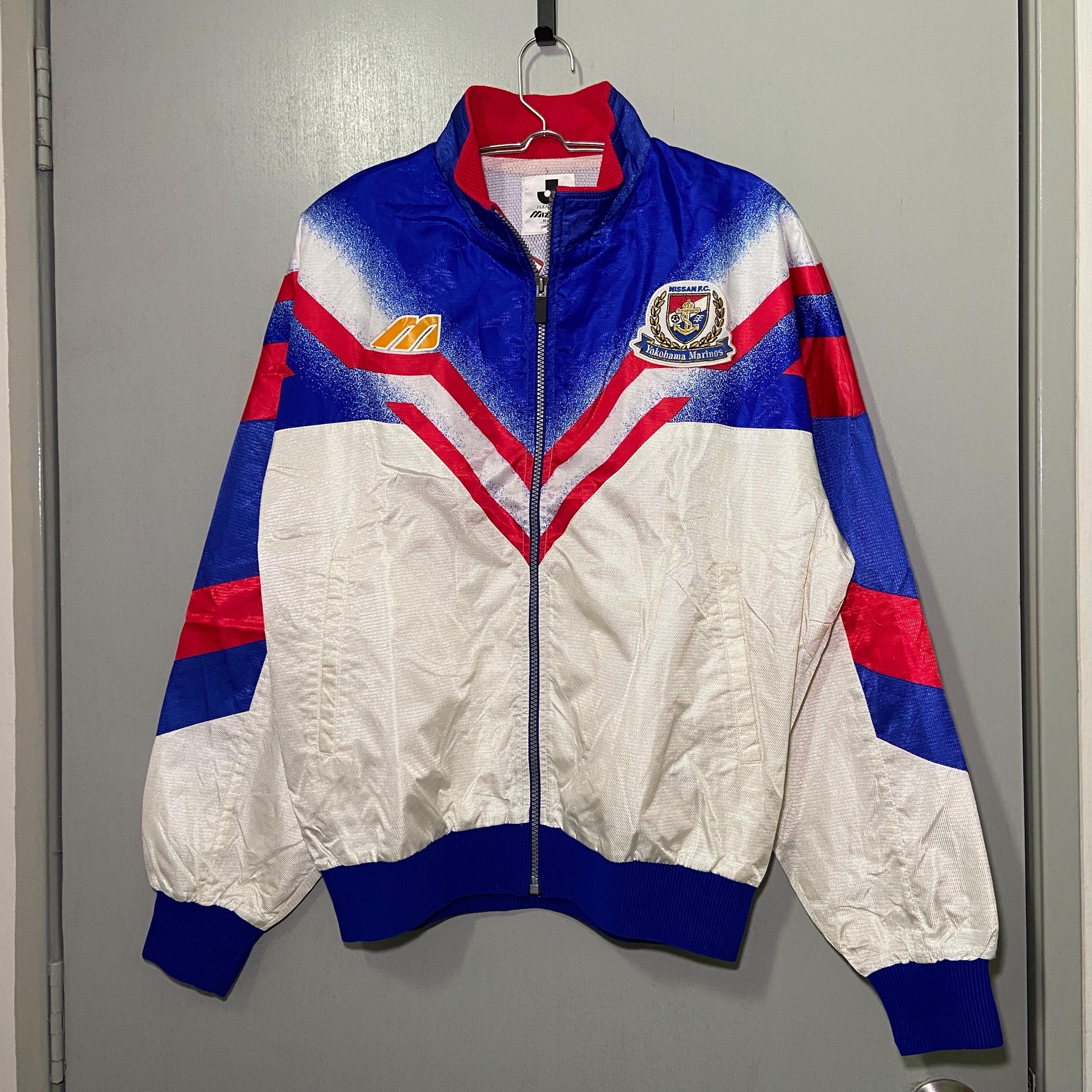 Vintage 1993-94 Yokohama Marinos Mizuno Track Jacket | Rare J