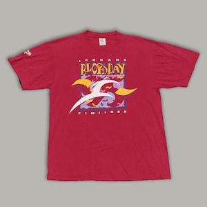 Vintage 90s BLOOMSDAY Spokane Finisher Running Event Shirt Reebok