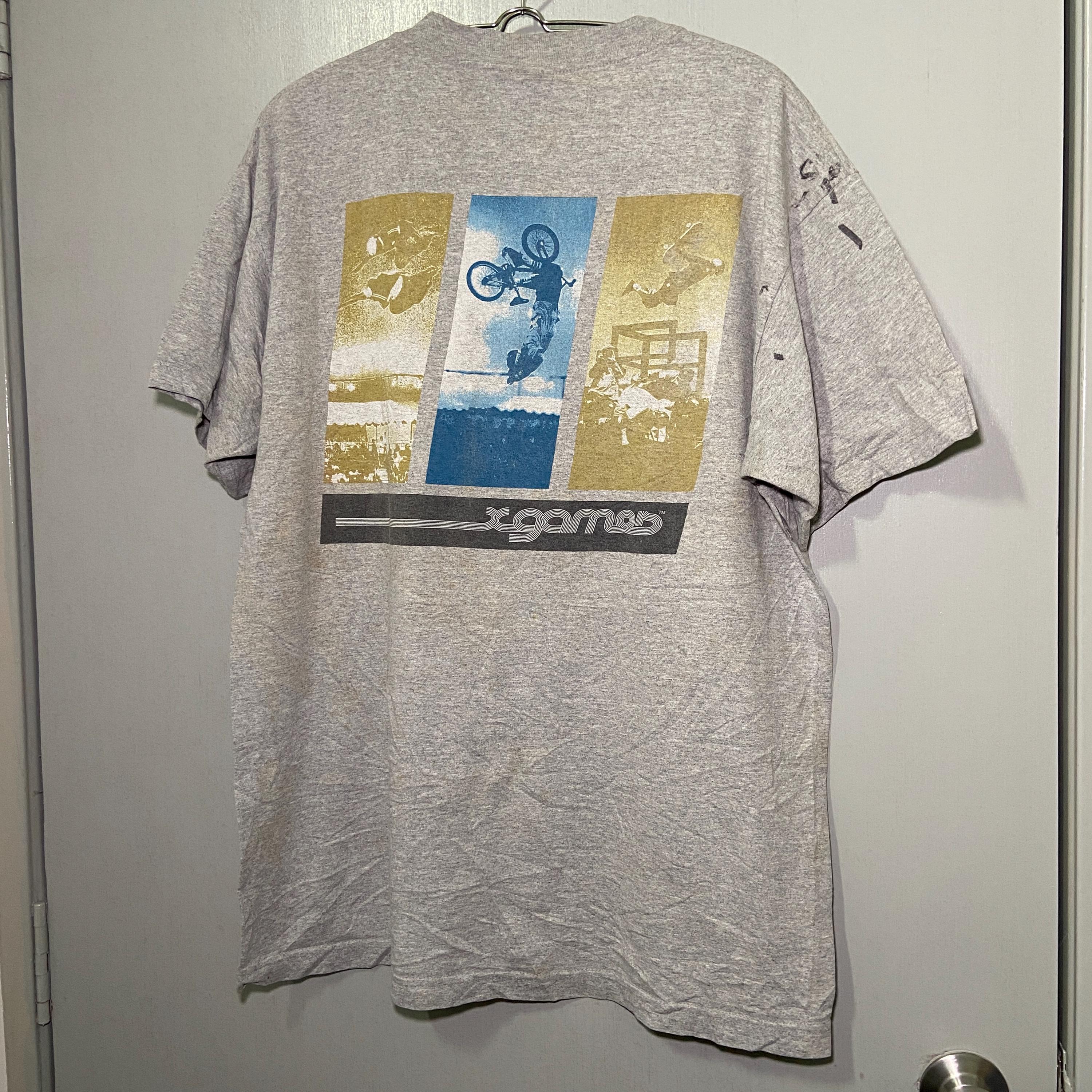 Vintage 90s X Games Extreme Sports Skateboard T-shirt USA Made