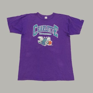 Vintage 80s Champion Charlotte Hornets NBA Shirt