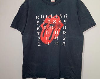 Vintage ROLLING STONES World Tour 2002/03 T-shirt / Copyright Rst