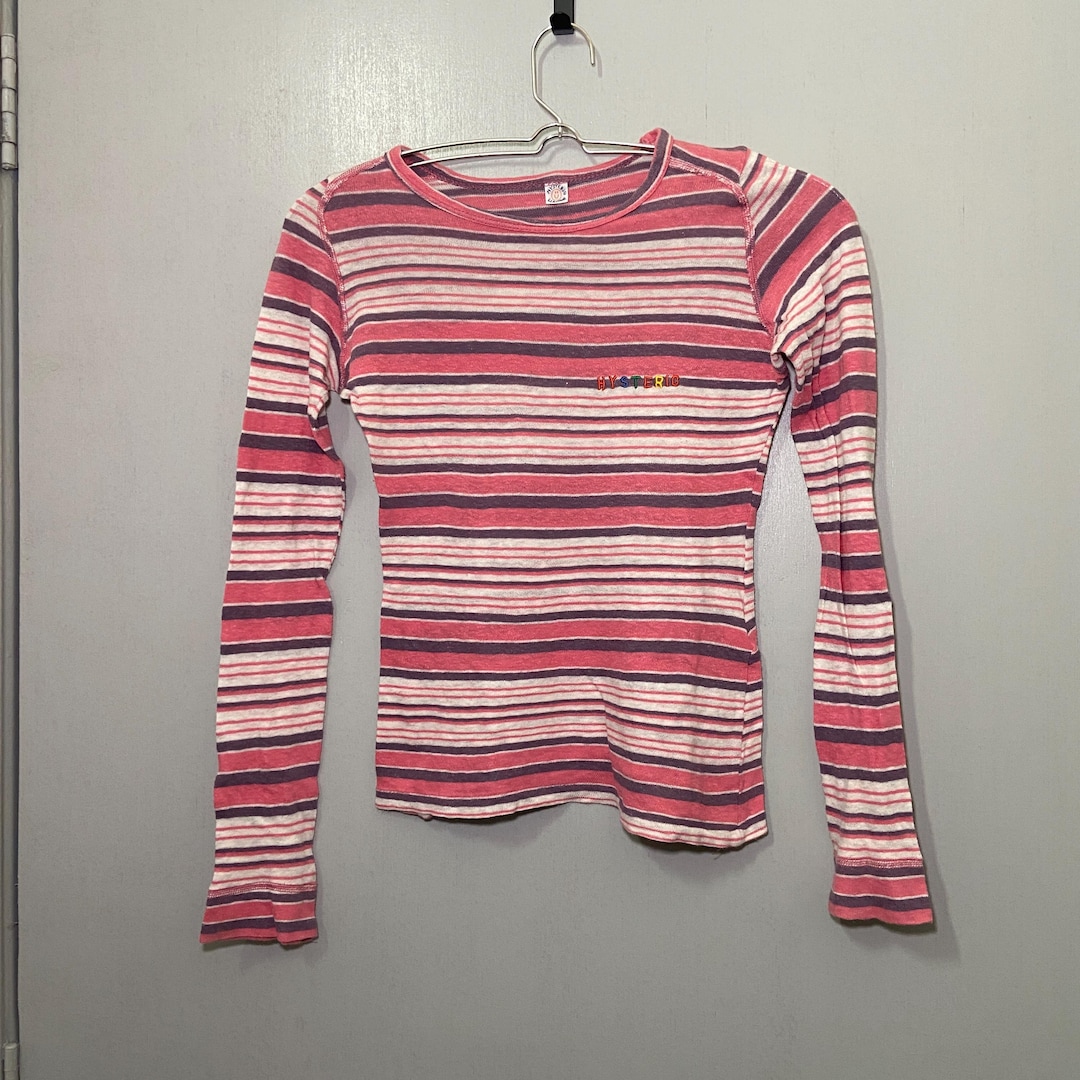 トップス HYSTERIC GLAMOUR long sleeves y2k grunge Vintage Hysteric Glamour Stretchable Long Sleeve Top Japan Y2K