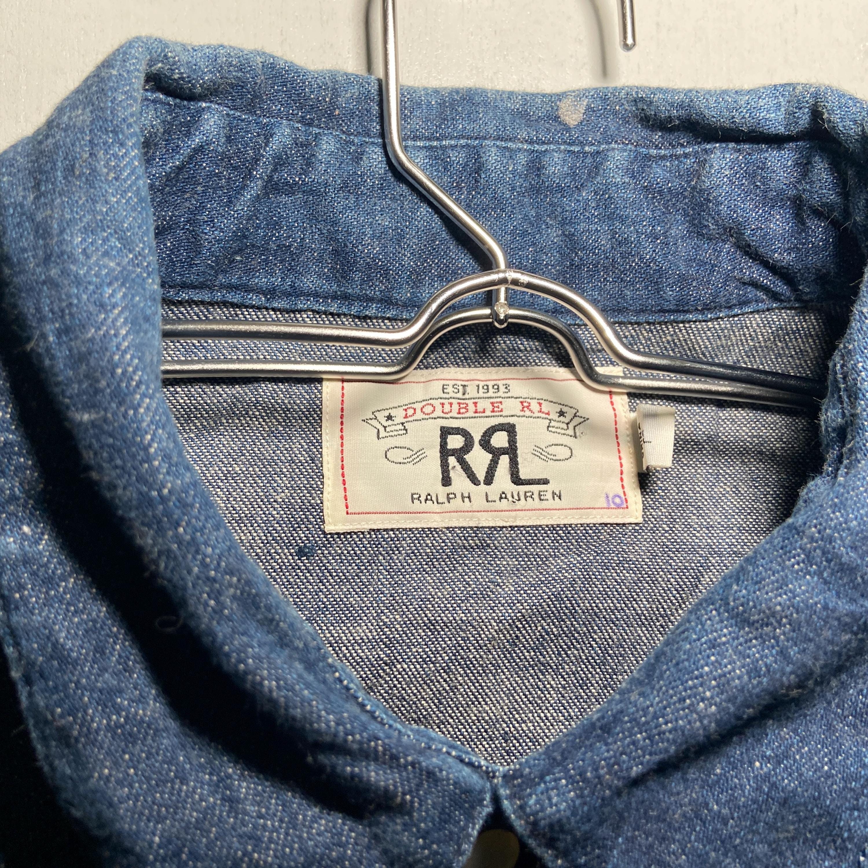 RRL ラルフローレン ウエスタンデニムシャツ トップス メンズ サイズ L