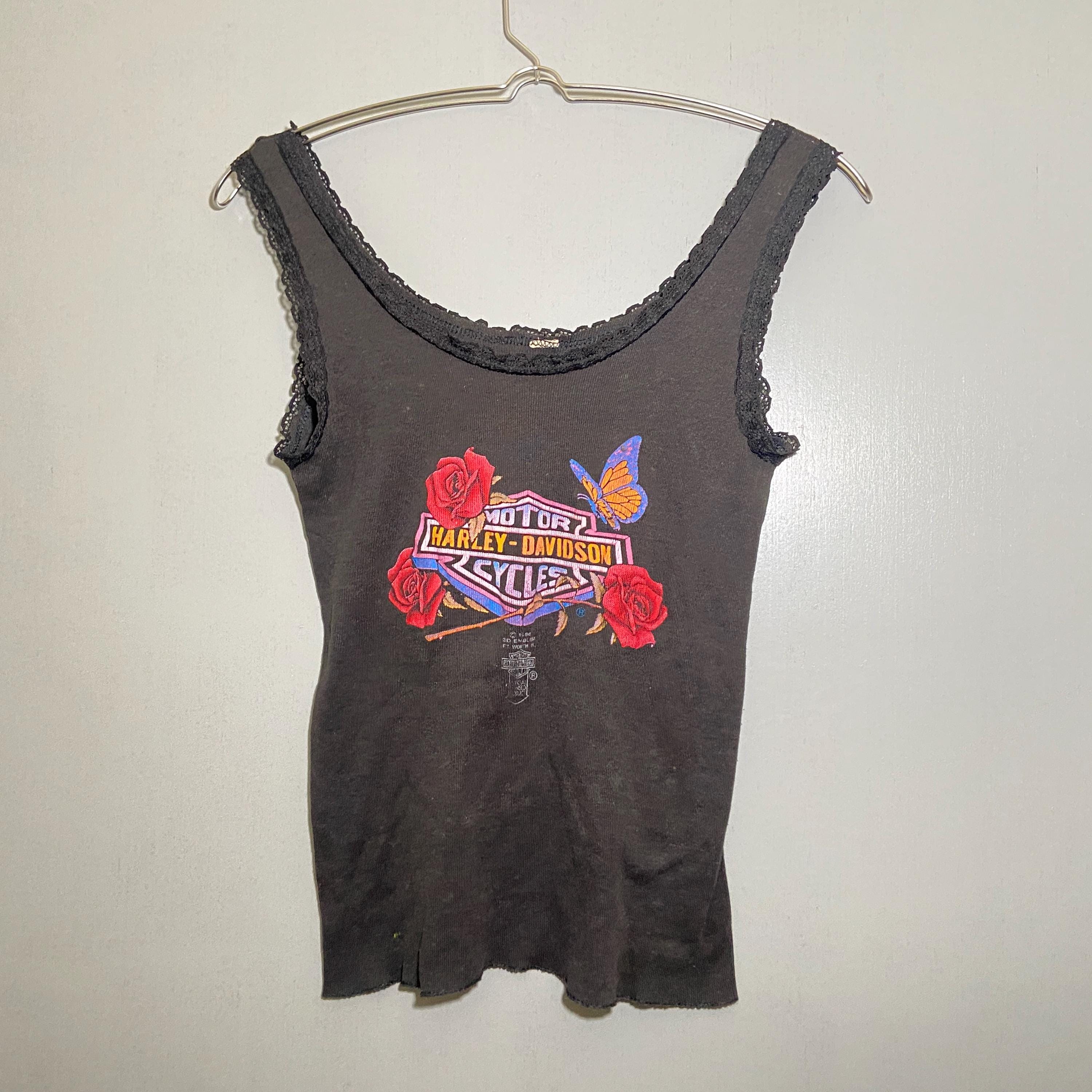 80s harley lace tank - Etsy 日本