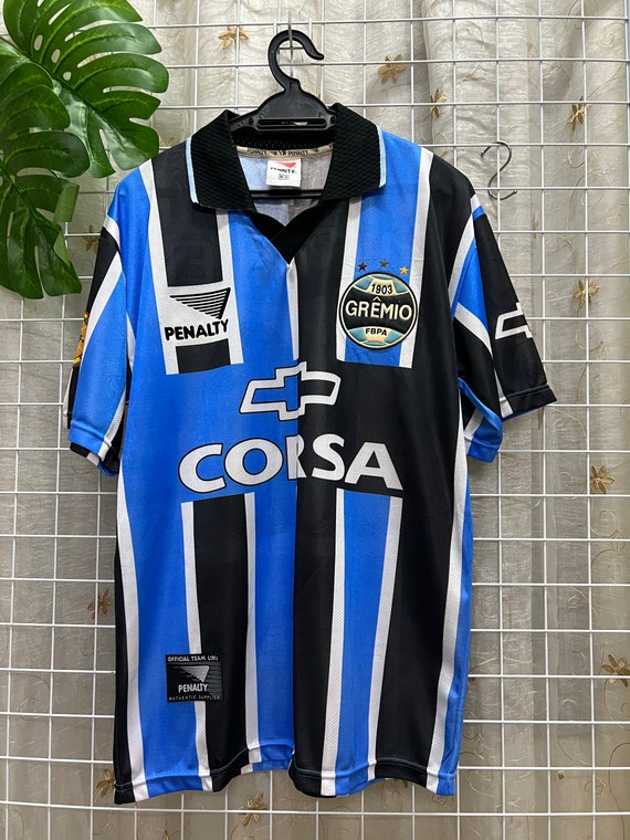 Grêmio Penalty size( L) Vintage Grêmio 1998 Home Jersey — Ronaldinho #10 — PENALTY