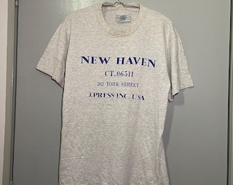 vintage J.PRESS New Haven 262 York Street Sz M Made in USA T-shirt