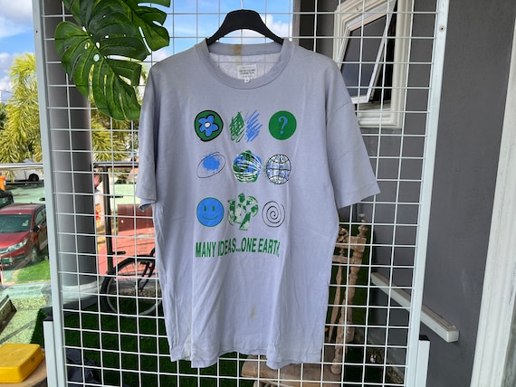 Vintage Benetton Many Ideas.. One Earth Tee