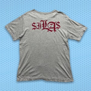 Vintage SILAS Spell Out Tee velvet Logo