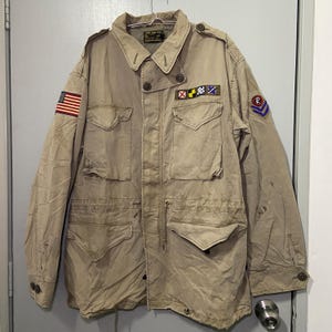 Polo Ralph Lauren Field Military Jacket Khaki MIL-J-488