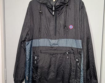 Vintage 90's Bitch Skateboards Anorak Jacket Zipper Medium Bitch