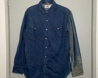 RRL ラルフローレン ウエスタンデニムシャツ トップス メンズ サイズ L