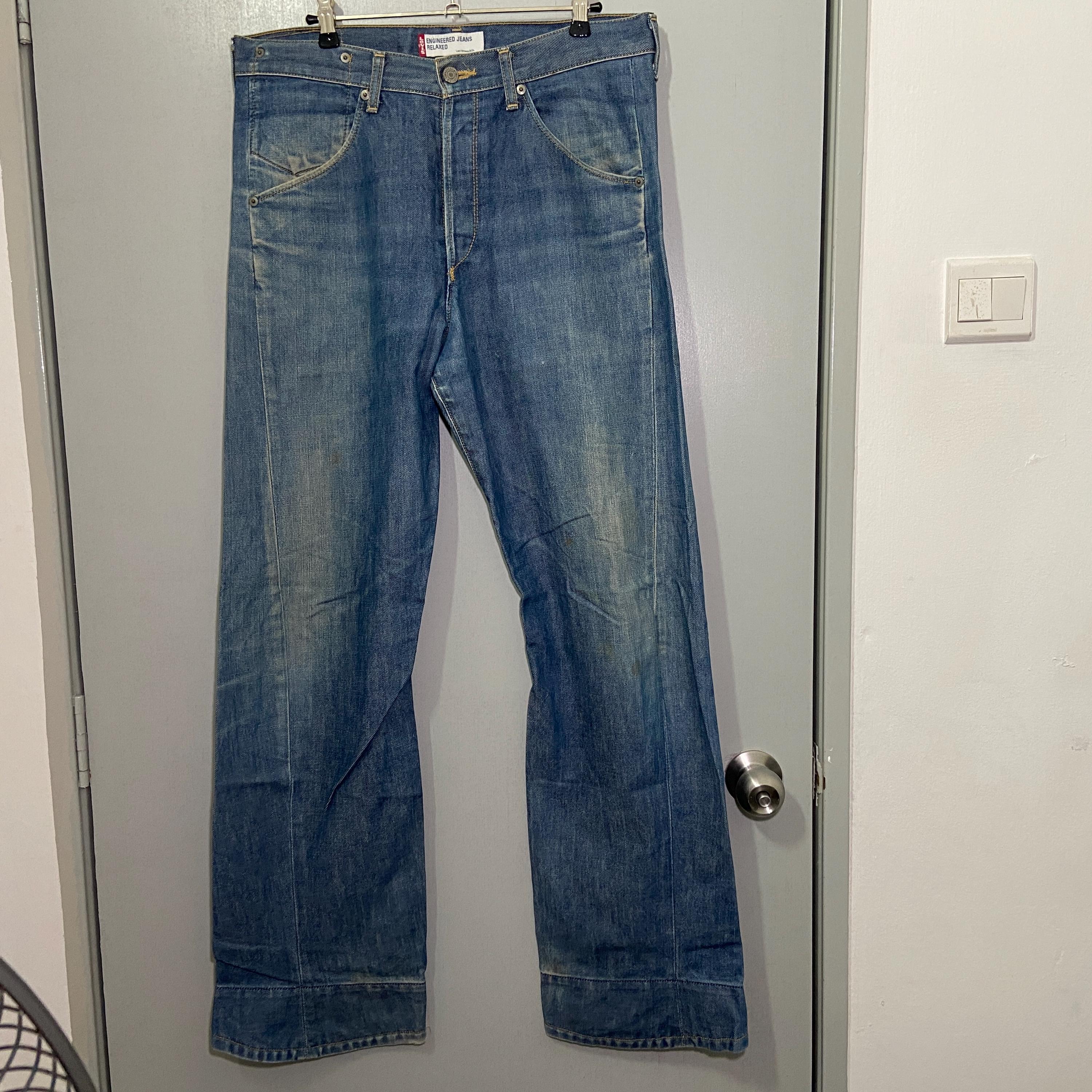 Vintage 90s Levi's Engineered Jeans Button Fly Japan Made | Y2K